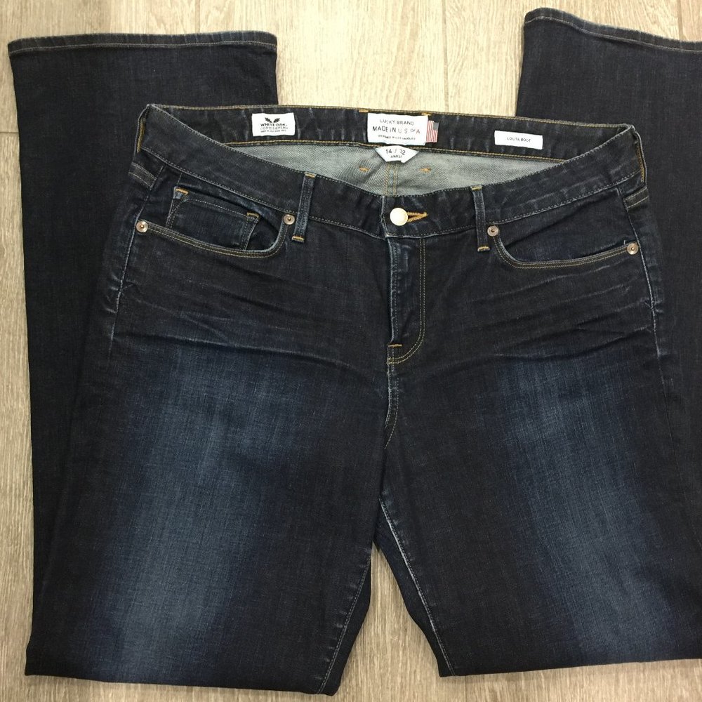 Lucky Brand Jeans Size 14/32 Lolita Boot